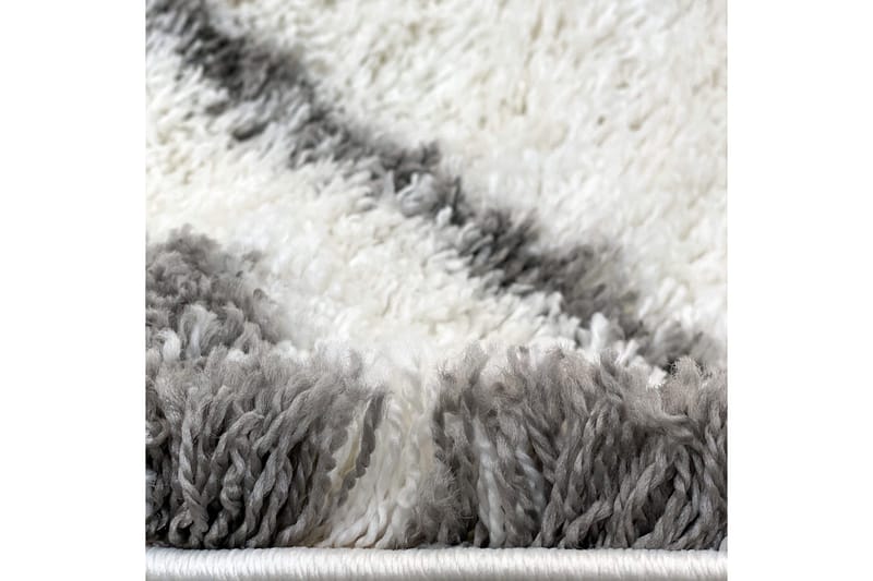 Irubhi Tæppe 80x150 cm - Hvid/Grå - Tekstiler - Tæpper - Moderne tæppe - Wiltontæpper