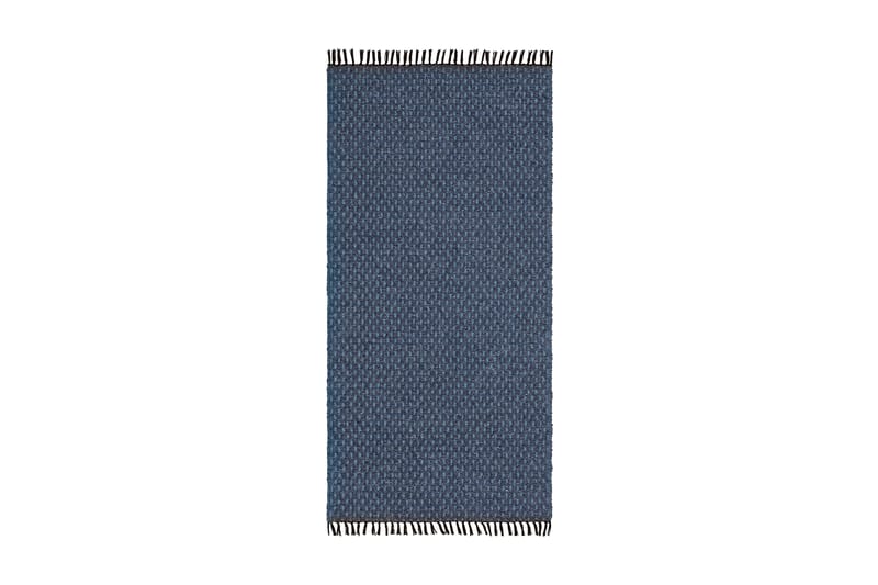 Julie Bomuldstæppe 70x200 cm Blå - Horredsmattan - Bomuldstæpper - Små tæpper