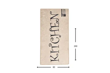 Koilara Entrémåtte 80x200 cm - Flerfarvet/Velour - Tekstiler - Tæpper - Hall måtte