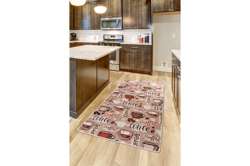 Kouhii Entrémåtte 80x200 cm, Flerfarvet/Velour