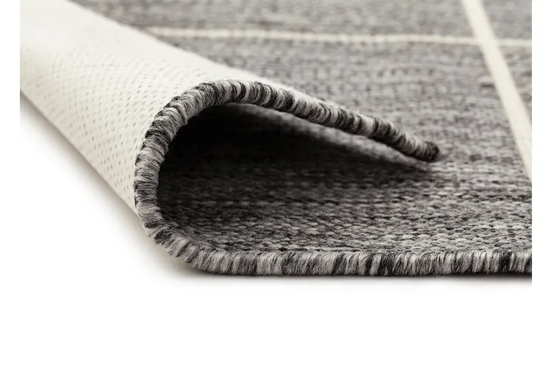 Madrid Square Fladtvævet tæppe 80x240 - Tekstiler - Tæpper - Fladvævet tæppe