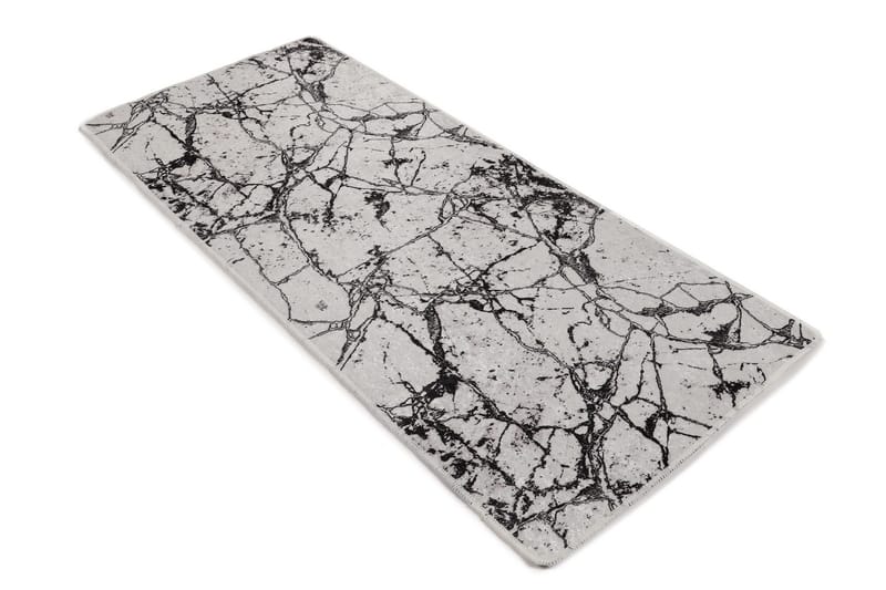 Marmuras Entrémåtte 60x140 cm - Hvid/Velour - Tekstiler - Tæpper - Små tæpper