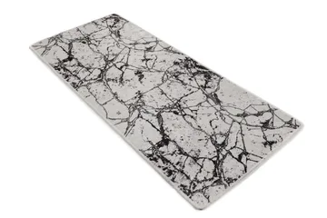 Marmuras Entrémåtte 60x140 cm - Hvid/Velour - Tekstiler - Tæpper - Små tæpper