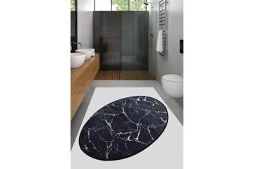 Marmuras Tæppe 60x90 cm - Flerfarvet/Velour - Tekstiler - Tæpper - Små tæpper