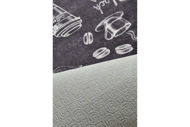 Mikino Entrémåtte 60x140 cm - Sort/Velour - Tekstiler - Tæpper - Hall måtte