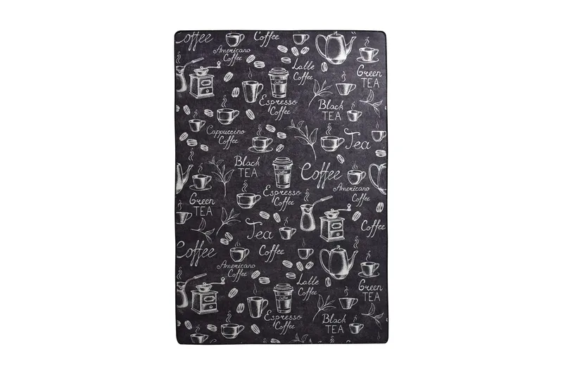 Mikino Entrémåtte 60x140 cm, Sort/Velour