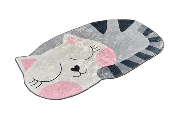 Okinaneko Tæppe 60x100 cm - Flerfarvet/Velour - Tekstiler - Tæpper - Små tæpper
