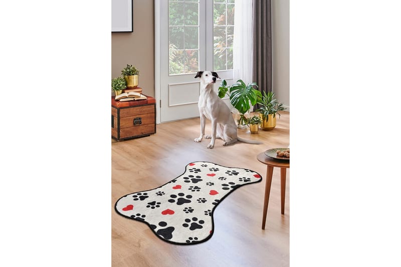 Pongorro Tæppe 60x100 cm - Flerfarvet/Velour - Tekstiler - Tæpper - Små tæpper