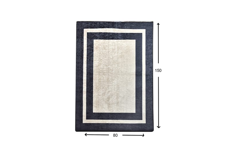 Quadru Tæppe 80x150 cm - Flerfarvet/Velour - Tekstiler - Tæpper - Små tæpper