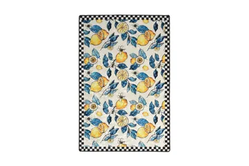 Sidrun Tæppe 80x150 cm - Flerfarvet/Velour - Tekstiler - Tæpper - Små tæpper