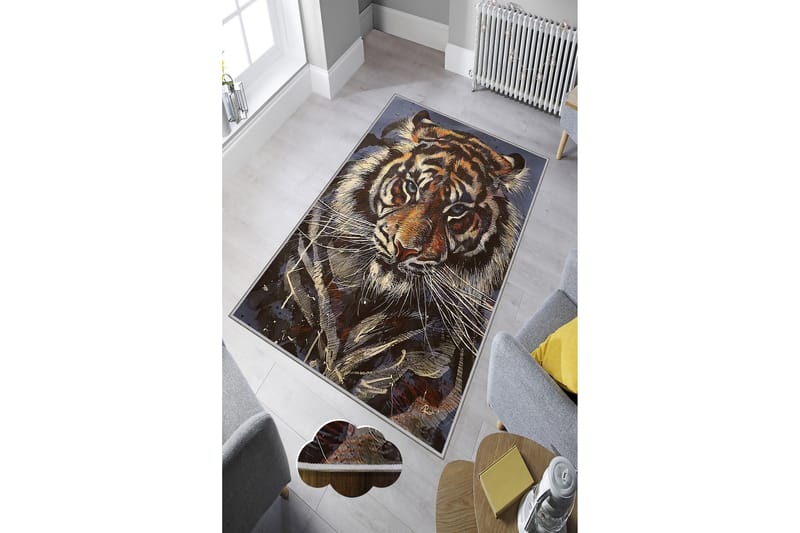 Tolunay Entrémåtte 80x200 cm - Flerfarvet - Tekstiler - Tæpper - Små tæpper