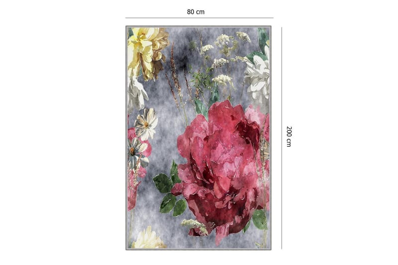 Tolunay Entrémåtte 80x200 cm - Flerfarvet - Tekstiler - Tæpper - Hall måtte