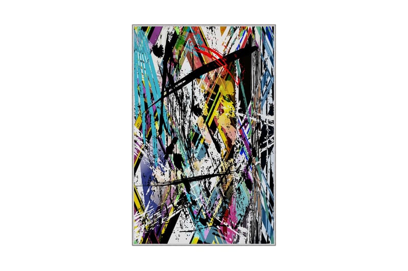 Tolunay Entrémåtte 80x200 cm, Flerfarvet