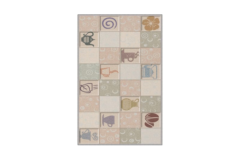 Tolunay Entrémåtte 80x200 cm, Flerfarvet