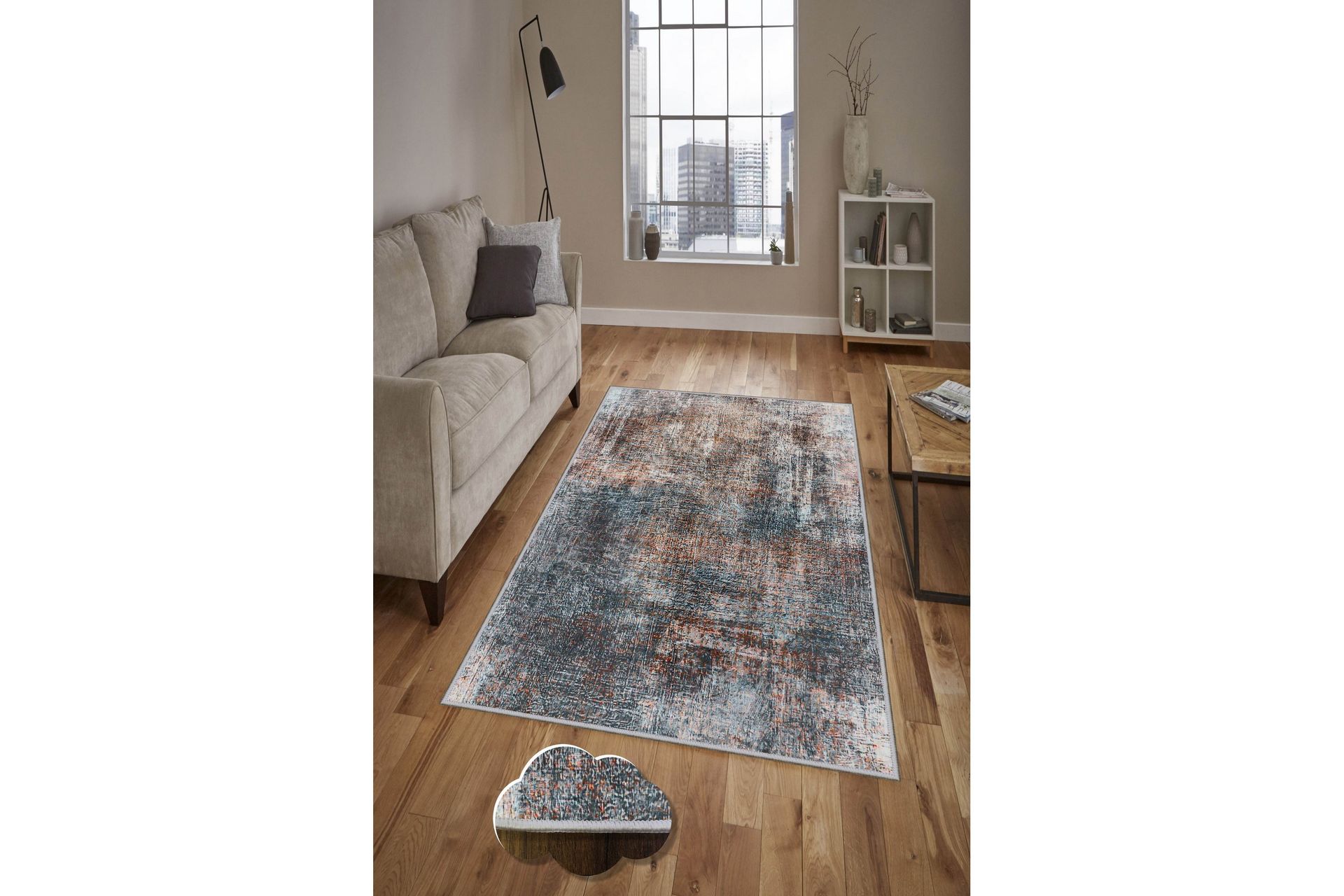 Tolunay Tæppe 80x120 cm - Flerfarvet - Tekstiler - Tæpper - Små tæpper