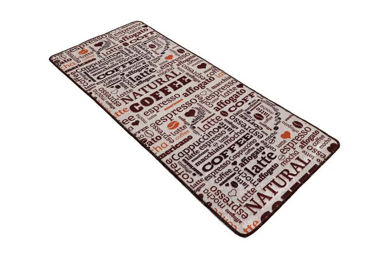 Tugrul Entrémåtte 60x140 cm, Flerfarvet/Velour