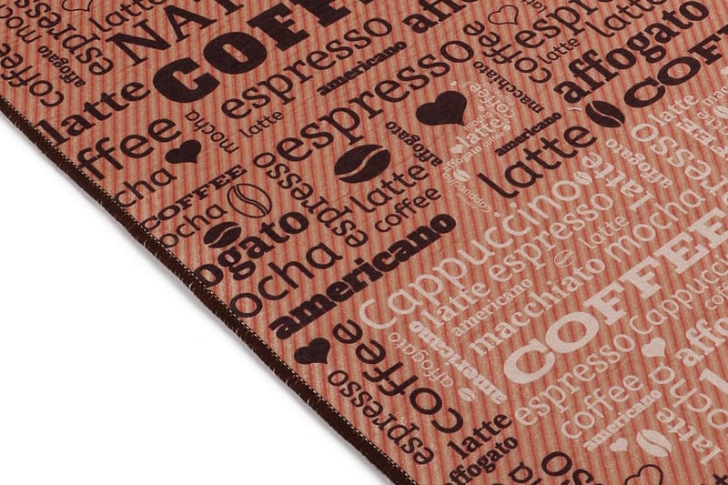 Tugrul Entrémåtte 60x140 cm - Flerfarvet/Velour - Tekstiler - Tæpper - Hall måtte