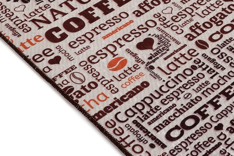 Tugrul Entrémåtte 60x140 cm - Flerfarvet/Velour - Tekstiler - Tæpper - Hall måtte