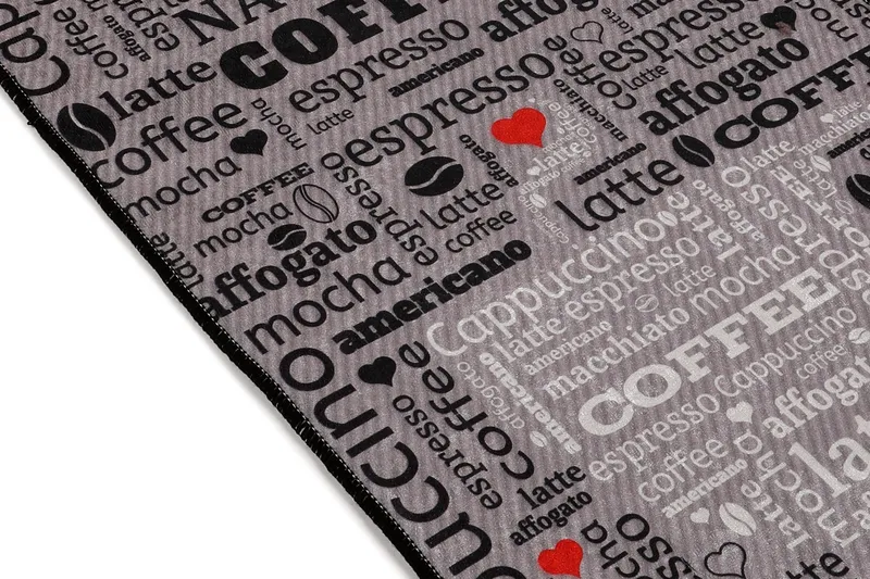 Tugrul Entrémåtte 60x140 cm - Grå/Velour - Tekstiler - Tæpper - Hall måtte