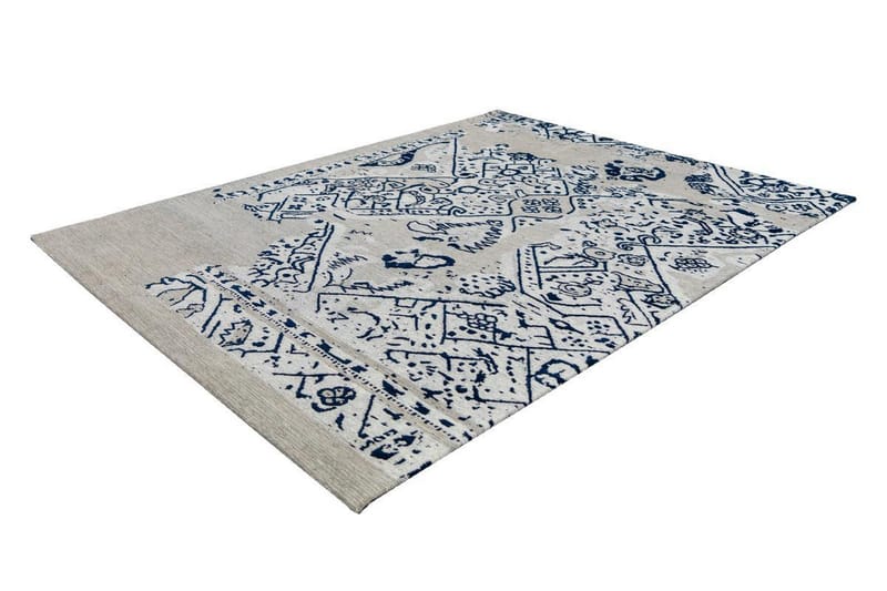 Yorklomnorquay Hill Tæppe 120x170 cm Grå/Sort - D-Sign - Wiltontæpper - Små tæpper - Mønstrede tæpper