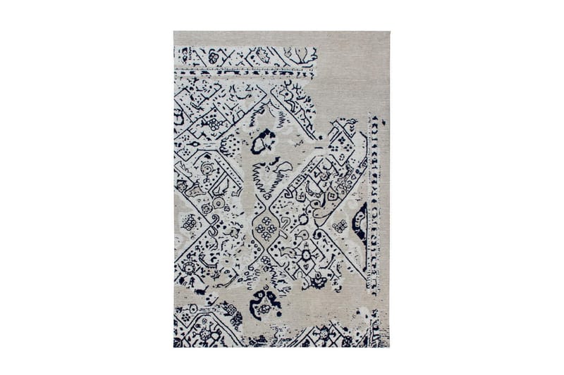 Yorklomnorquay Hill Tæppe 80x150 cm Grå/Sort - D-Sign - Wiltontæpper - Små tæpper - Mønstrede tæpper