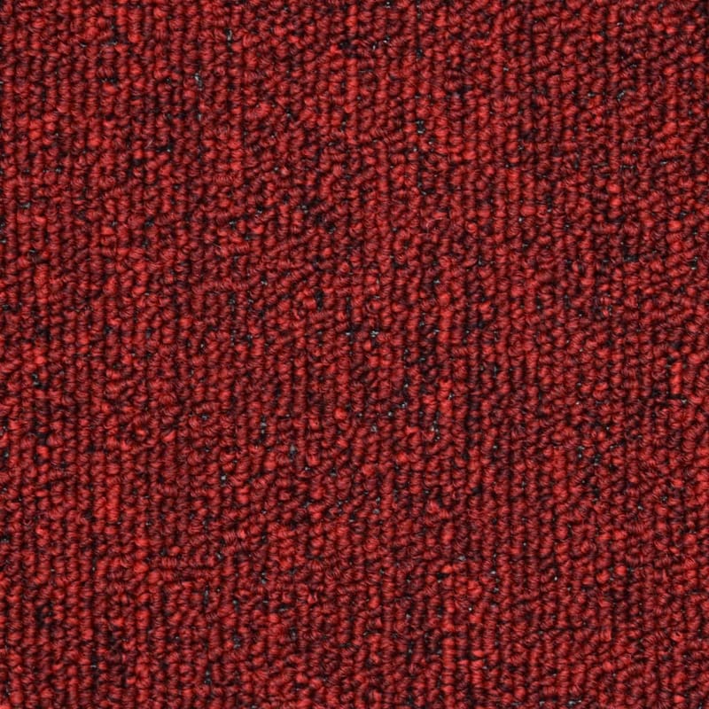 15 stk. trappemåtter 56 x 17 x 3 cm bordeauxrød - Rød - Tekstiler - Tæpper - Specialmåtte - Trappetrins tæpper