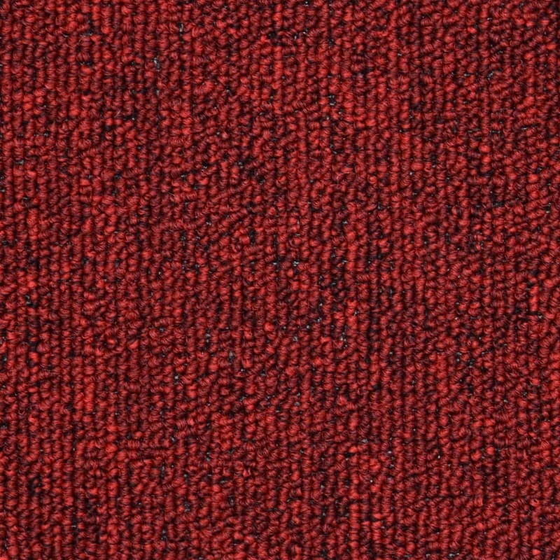 15 stk. trappemåtter 56 x 17 x 3 cm bordeauxrød - Rød - Trappetrins tæpper
