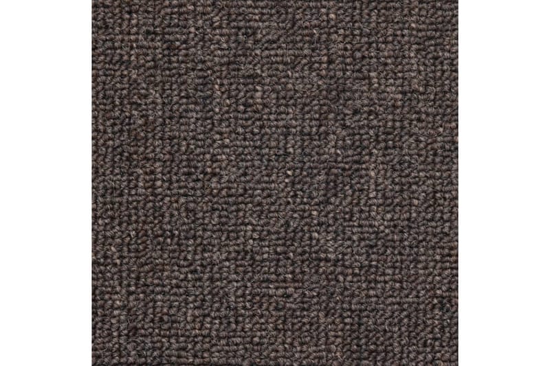15 stk. trappemåtter 56 x 17 x 3 cm kaffefarvet - Brun - Tekstiler - Tæpper - Specialmåtte - Trappetrins tæpper