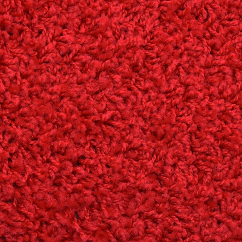15 stk. trappemåtter 56 x 20 cm rød - Rød - Trappetrins tæpper
