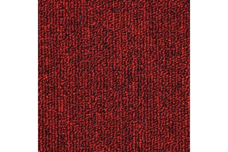 15 stk. trappemåtter 65 x 24 x 4 cm bordeauxrød - Rød - Trappetrins tæpper
