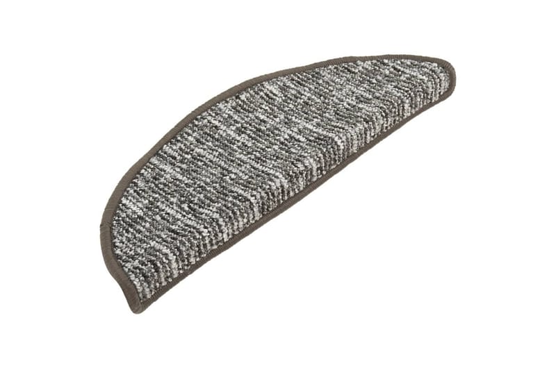 15 stk. trappemåtter 65x25 cm antracitgrå - Antracit - Trappetrins tæpper