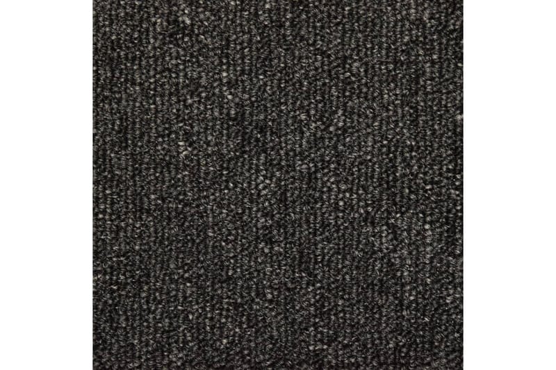 15 stk. trappemåtter 65x25 cm antracitgrå - Grå - Trappetrins tæpper