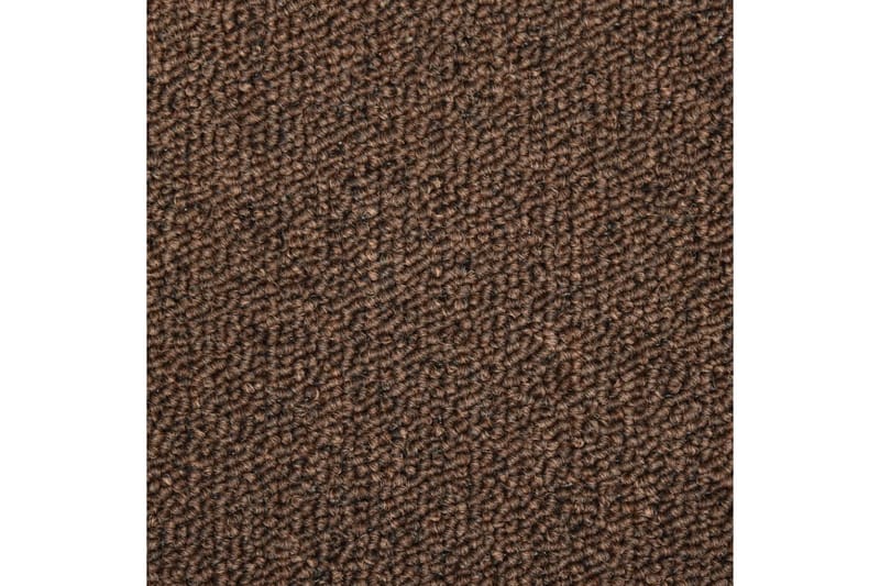 15 stk. trappemåtter 65x25 cm brun - Brun - Trappetrins tæpper