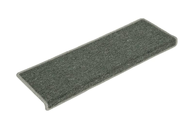 15 stk. trappemåtter 65x25 cm grøn - Grøn - Tekstiler - Tæpper - Specialmåtte - Trappetrins tæpper