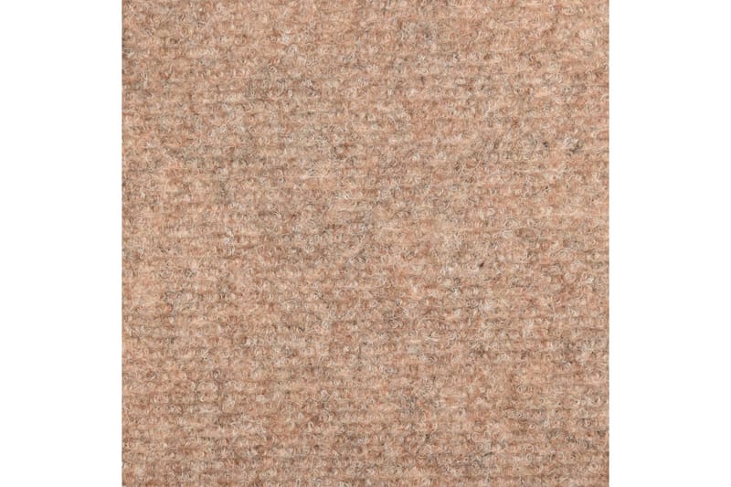 15 stk. trappemåtter tuftet 65 x 25 cm brun - Brun - Tekstiler - Tæpper - Specialmåtte - Trappetrins tæpper