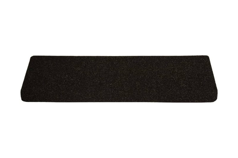 15 stk. trappemåtter tuftet 65x25 cm brun - Brun - Tekstiler - Tæpper - Specialmåtte - Trappetrins tæpper