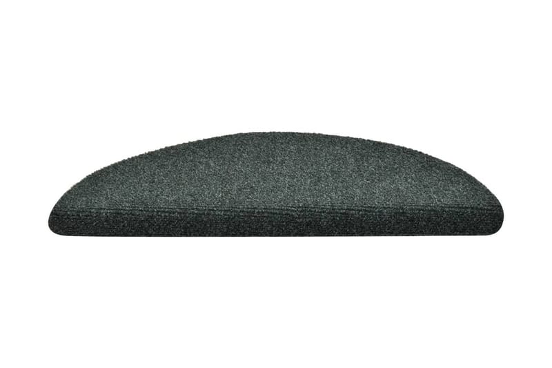 Selvklæbende Trappemåtter 15 Stk. 56X17X3 cm Tuftet Grøn - Grøn - Tekstiler - Tæpper - Specialmåtte - Trappetrins tæpper