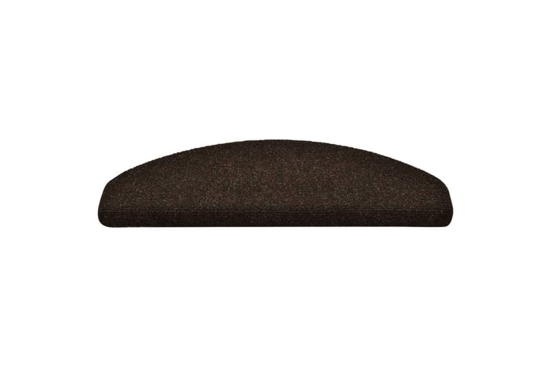 Selvklæbende Trappemåtter 15 Stk. 65X21X4 cm Tuftet Brun - Brun - Tekstiler - Tæpper - Specialmåtte - Trappetrins tæpper