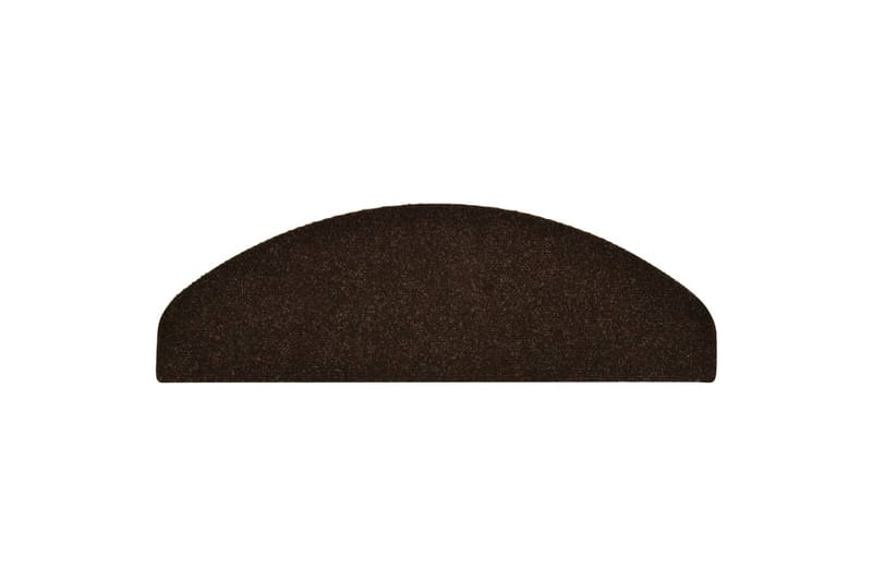 Selvklæbende Trappemåtter 15 Stk. 65X21X4 cm Tuftet Brun - Brun - Tekstiler - Tæpper - Specialmåtte - Trappetrins tæpper
