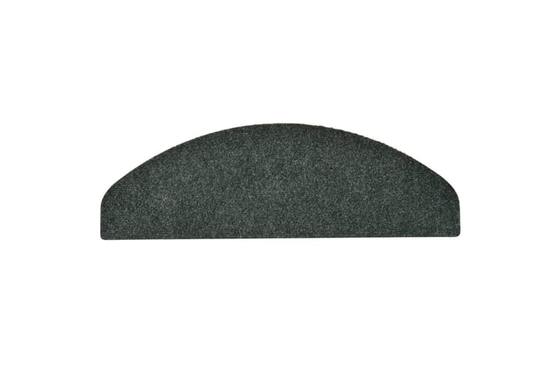 Selvklæbende Trappemåtter 15 Stk. 65X21X4 cm Tuftet Grøn - Grøn - Tekstiler - Tæpper - Specialmåtte - Trappetrins tæpper