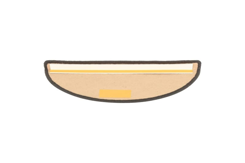 selvklæbende trappemåtter 15 stk. 65x25 cm sisal-look - Antracit - Tekstiler - Tæpper - Specialmåtte - Trappetrins tæpper