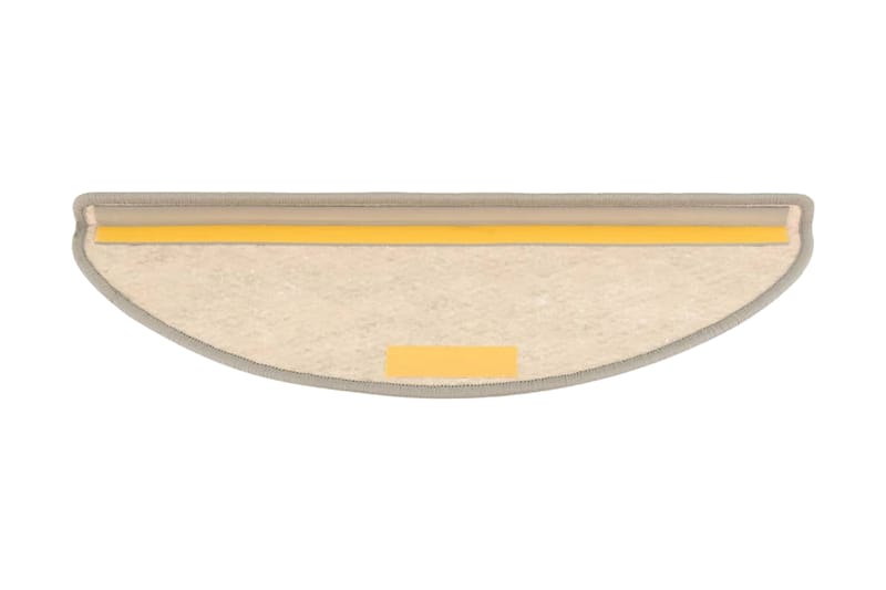 selvklæbende trappemåtter 15 stk. 65x25 cm sisal-look beige - Beige - Tekstiler - Tæpper - Specialmåtte - Trappetrins tæpper