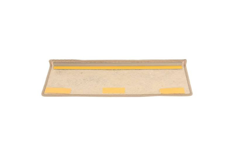 selvklæbende trappemåtter 15 stk. 65x25 cm sisal-look - Brun - Tekstiler - Tæpper - Specialmåtte - Trappetrins tæpper