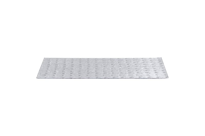 selvklæbende trappemåtter 15 stk. 76x20 cm rektangulær - Grå - Tekstiler - Tæpper - Specialmåtte - Trappetrins tæpper