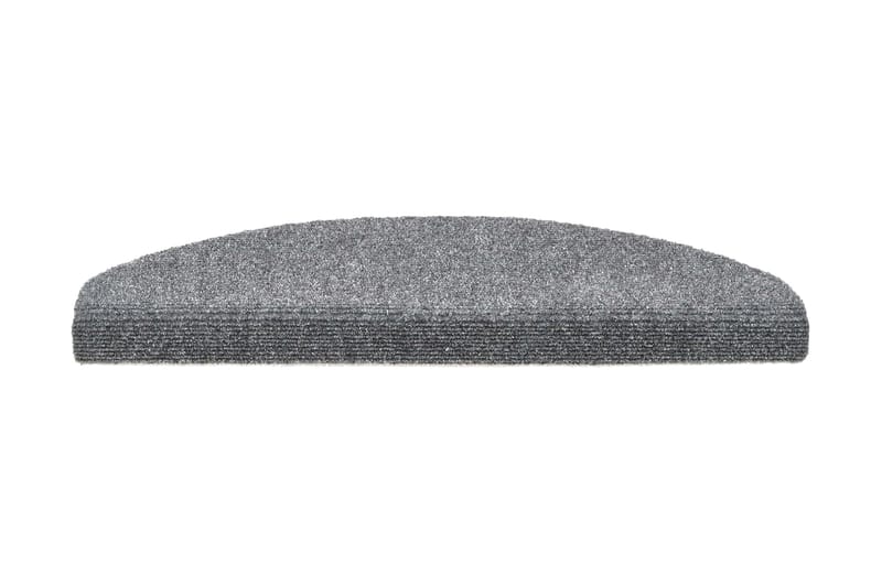 selvklæbende trappemåtter 15 stk. nålenagle 65x21x4 cm - Grå - Tekstiler - Tæpper - Specialmåtte - Trappetrins tæpper