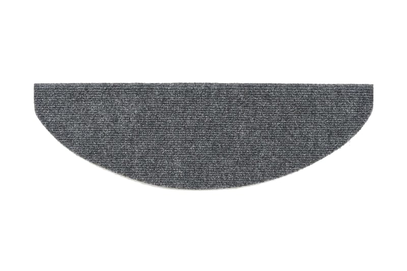 selvklæbende trappemåtter 15 stk. nålenagle 65x21x4 cm - Grå - Tekstiler - Tæpper - Specialmåtte - Trappetrins tæpper