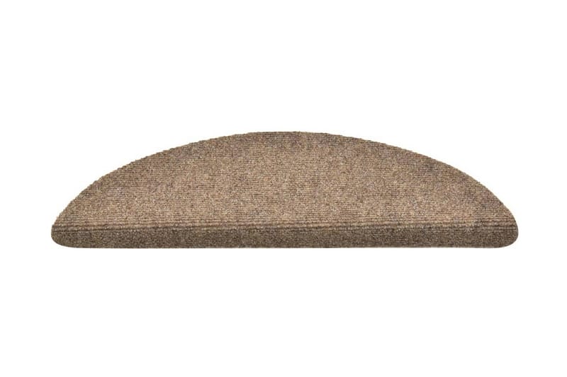 selvklæbende trappemåtter 5 stk. 56x17x3 cm tuftet - Creme - Tekstiler - Tæpper - Specialmåtte - Trappetrins tæpper