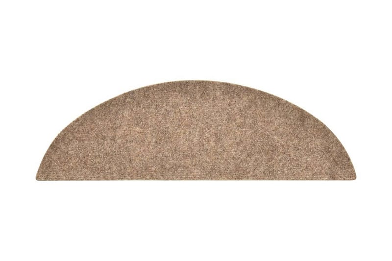 selvklæbende trappemåtter 5 stk. 56x17x3 cm tuftet - Creme - Tekstiler - Tæpper - Specialmåtte - Trappetrins tæpper