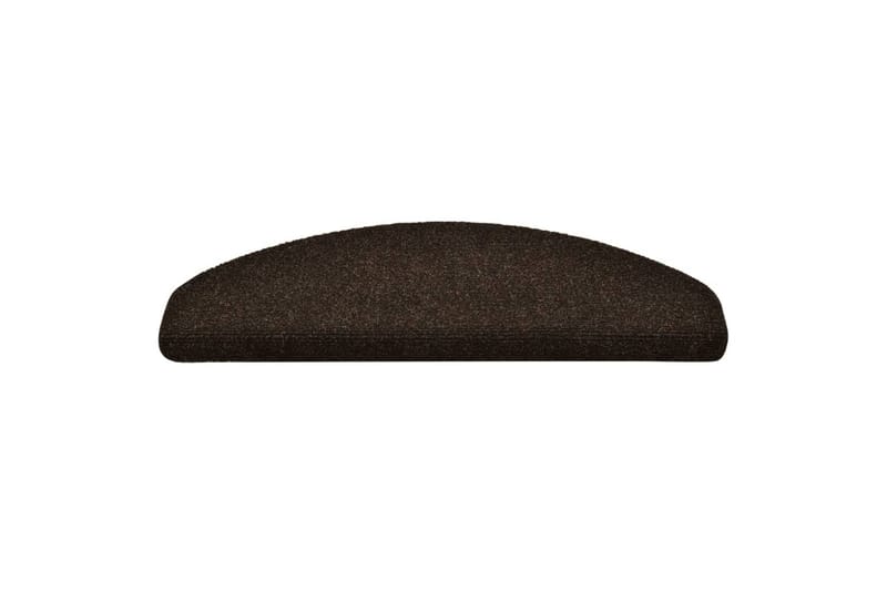 selvklæbende trappemåtter 5 stk. 65x21x4 cm tuftet brun - Brun - Tekstiler - Tæpper - Specialmåtte - Trappetrins tæpper