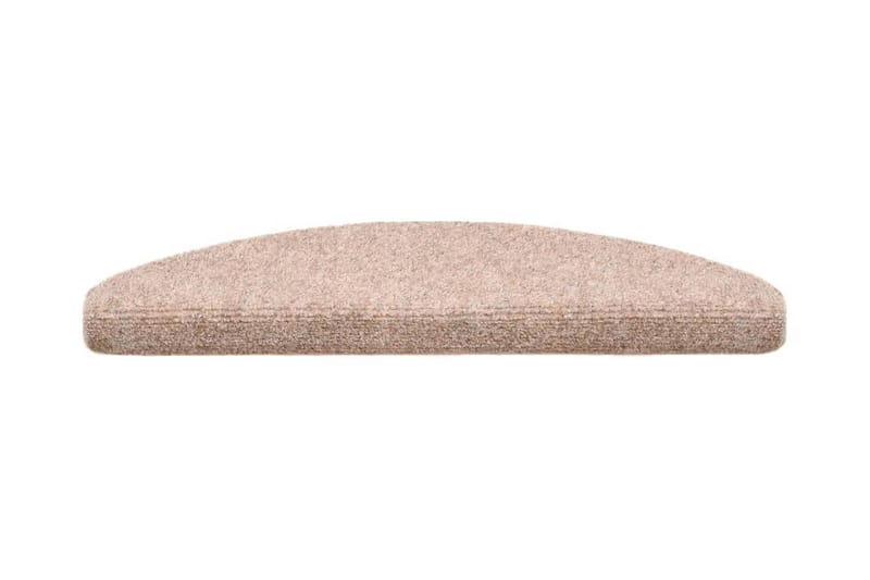 selvklæbende trappemåtter 5 stk. 65x21x4 cm tuftet brun - Brun - Tekstiler - Tæpper - Specialmåtte - Trappetrins tæpper